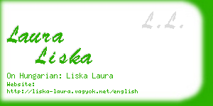 laura liska business card